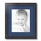 ArtToFrames 12x14" Matted Picture Frame with 8x10" Single Mat Photo Opening Framed in 1.25" Black and 2" Mat (FWM-4083-12x14)
